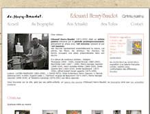 Tablet Screenshot of edouard-henry-baudot.com